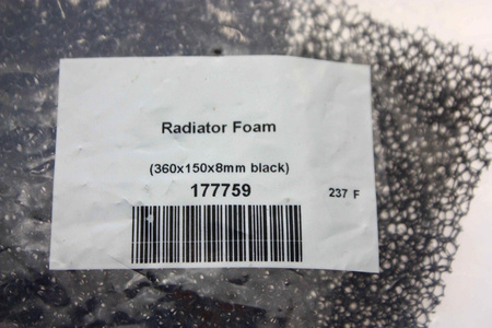 Twin Air Radiator Foam Kühlerschutz Universal 360x150x8mm