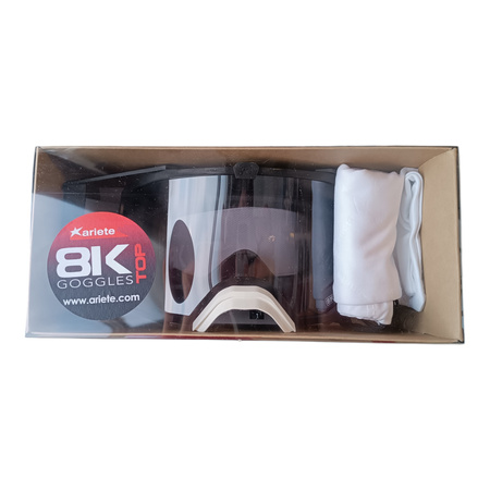 Gogle Ariete 8K TOP, Enduro Motocross, MTB kompatybilne z okularami korekcyjnymi