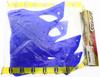 Nowy Owiewki chłodnicy niebieskie Yamaha YZ 125-250 1996/97