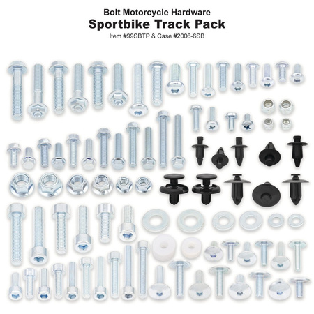 BOLT USA zestaw śrub Track Pack II Sportbike