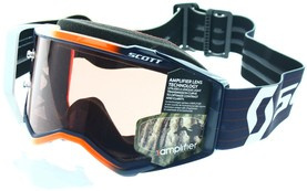 Gogle Scott Prospect AMPLIFIER niebiesko/pomarańczowy  Motocross Enduro Pomarańczowa szybka