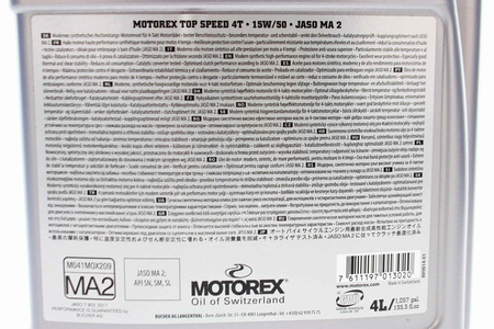 TOP SPEED 4T 15W/50 4L