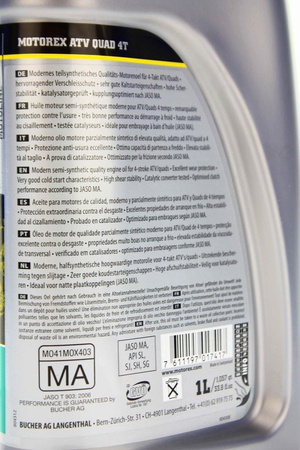 Motorex ATV Quad 10W40 4T