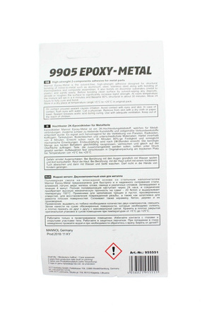 MANNOL 9905 Epoxy-Metal 30g
