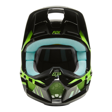 Kask motocyklowy Fox Junior V1 Trice Teal YS