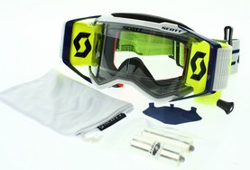 Gogle Scott Prospect WFS Roll Off szary/żółty Motocross Enduro NOWE 2022