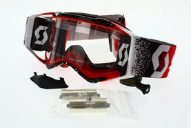 Gogle Scott Prospect WFS Roll Off bialy/czerwony Motocross Enduro NOWE 2021