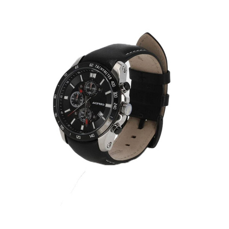 WYPRZEDAŻ Acerbis zegarek HURA. Japoński mechanizm Seiko VD57 chronometr, skóra cielęca