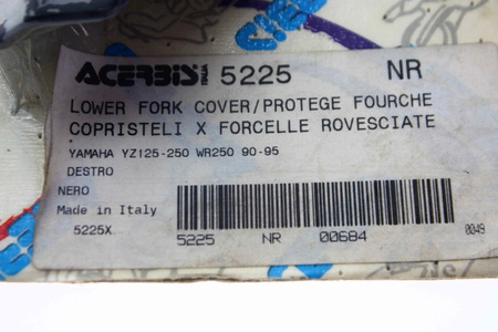 Gabelschutz  ein Stück Yamaha YZ 125/250 WR 250 1990-1995 Vintage