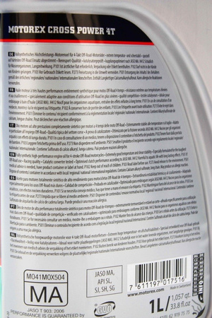 Motorex Cross Power 4T 10W50 1L
