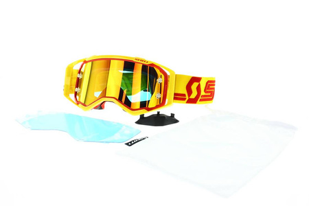 Gogle Scott Prospect czerwony/żółty Motocross Enduro NOWE 2021