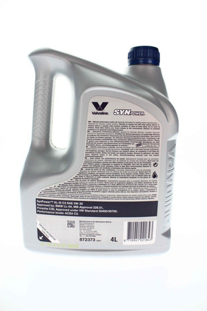 Nowy/Valvoline SYNPOWER 4T SAE 5W30 / 4L olej syntetyczny