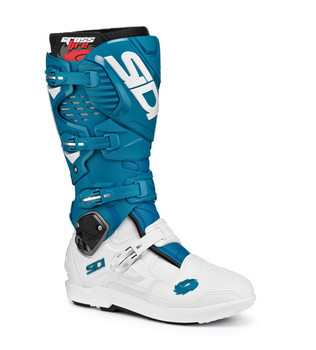 Buty SIDI CROSSFIRE 3 SRS BIAŁO - NIEBIESKIE