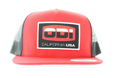 Czapka z daszkiem ODI California Flat Bill czerwona