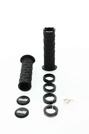 ODI X-TREME manetki ATV / MTB / ROWER LOCK-ON GRIPS (130MM) skręcane czarne quad
