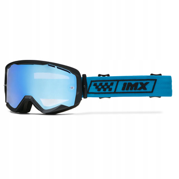 GOGLE IMX ENDURANCE BLACK-SZYBA IRIDIUM BLUE+CLEAR