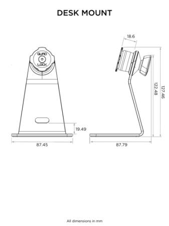 Uchwyt biurkowy Quad Lock® - V2