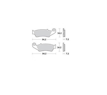 Klocki hamulcowe Moto Master Nitro Series KH 185