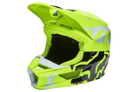 Kask FOX JUNIOR V1 SKEW FLUORESCENT YELLOW ROZ. YS