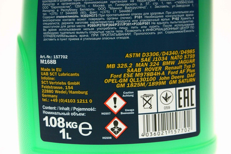 Mannol płyn do chłodnic AG13 zielony 1L
