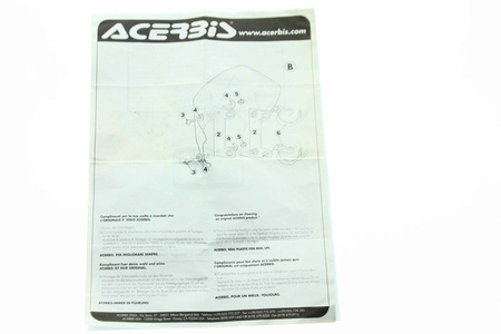 Acerbis Scheinwefer DDH Supermoto Enduro Stunt Naked Bike Ausverkauft