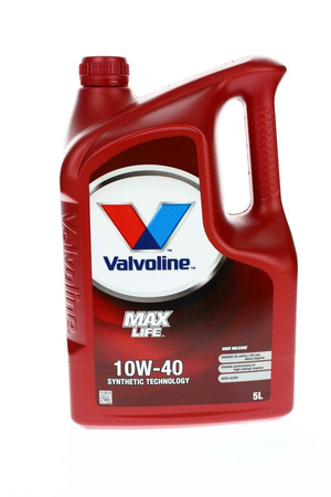 Nowy/ Valvoline MAXLIFE SAE 10W40 syn 5L