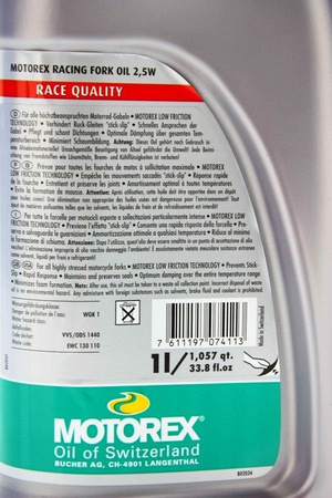 Motorex Fork Oil Racing 2,5W