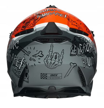 Kask na Crossa Quad ENDURO IMX FMX-02 ORANGE S