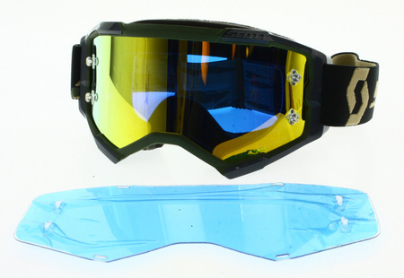 Gogle Scott Fury Camo-Khaki Motocross Enduro NEU 2022