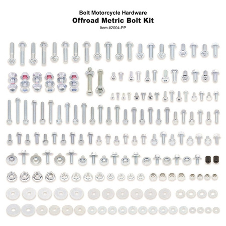 BOLT USA zestaw śrub metrycznych do motocykli Japońskich ( Honda, Kawasaki, Suzuki, Yamaha)