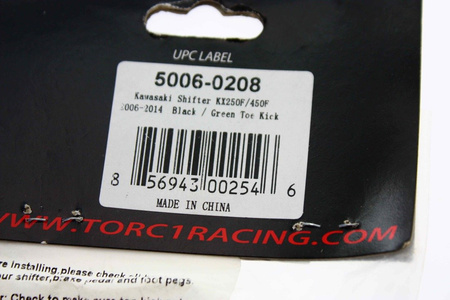 S001 TORC1 Racing Schalthebel Kawasaki KX 250/450F 06-14