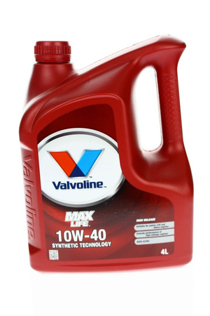 Nowy/ Valvoline MAXLIFE SAE 10W40 syn 4L