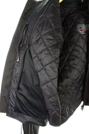 Motorrad / Roller Jacke mit Ellbogenschützer Schulternschützer