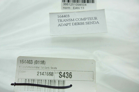 Übertragung Meter Motorrad Derbi Senda Adapter und Kabel Mantel