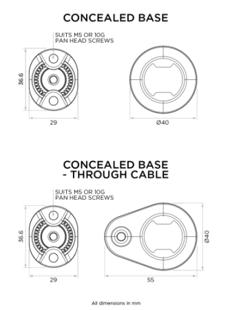Mała podstawa Quad Lock® 360