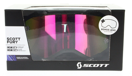 Gogle Scott Fury Czarny Różowy Motocross Enduro NEU 2022