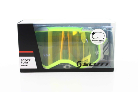Gogle Scott Fury ŻÓŁTY SZARY Motocross Enduro Downhill NEU 2020