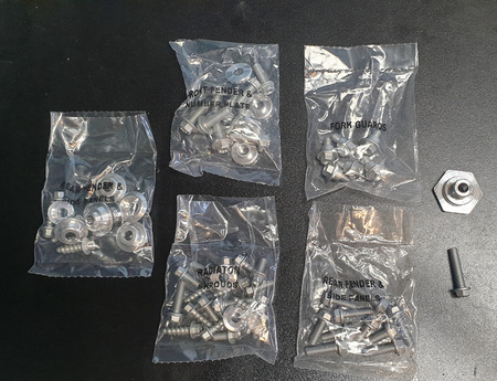 BOLT USA pełny zestaw śrub do plastików pasuje do KTM 2003-2016