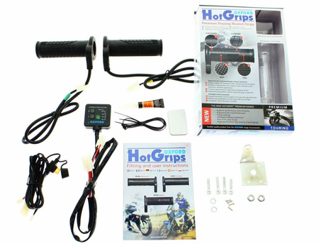 OXFORD Manetki OF691 podgrzewane TOURING do motocykla z panelem sterującym