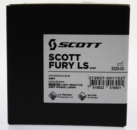 Gogle Scott Fury LS SZARY Motocross Enduro NEU 2022