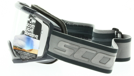Gogle Scott Fury LS SZARY Motocross Enduro NEU 2022