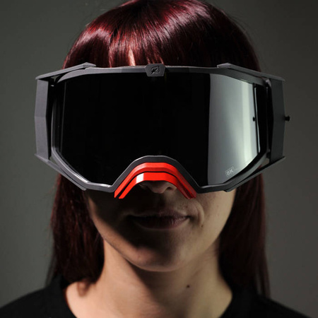 Gogle Ariete 8K TOP, Enduro Motocross, MTB kompatybilne z okularami korekcyjnymi