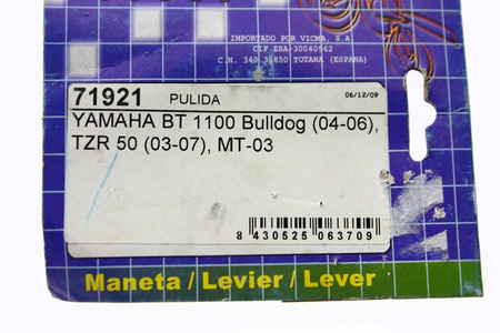 WYPRZEDAŻ Klamka dźwignia hamulca YAMAHA BT 1100 BULLDOG 2002-2006 TZR 50 2003-2007 NEU