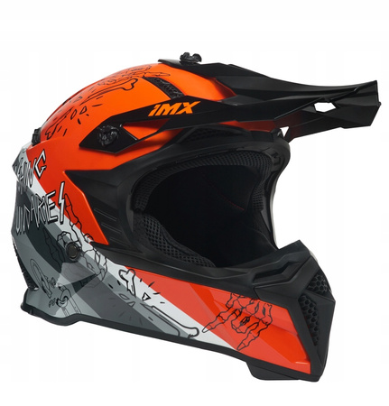 Kask na Crossa Quad ENDURO IMX FMX-02 ORANGE S