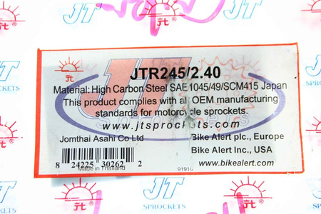 Ritzel Kettenrad Stahl 40Z für Yamaha WR 250 2001-2017 WR 450 2010-2016 NEU