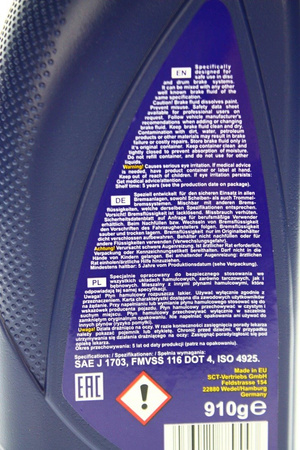 SCT płyn hamulcowy DOT 4 1 litr