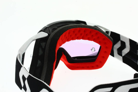 Gogle Scott Prospect  czarny/biały Motocross Enduro NOWE 2021