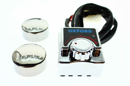 OXFORD Manetki podgrzewane Cruiser 25,4mm (calowe) z panelem sterującym