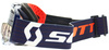 Gogle Scott Prospect AMPLIFIER niebiesko/pomarańczowy  Motocross Enduro Żółta szybka
