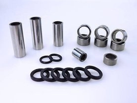 BEARING WORX Zestaw naprawczy do łącznika wahacza dla Suzuki DRZ S 400 00-17 Kawasaki KLX 400 03-04 (27-1043)